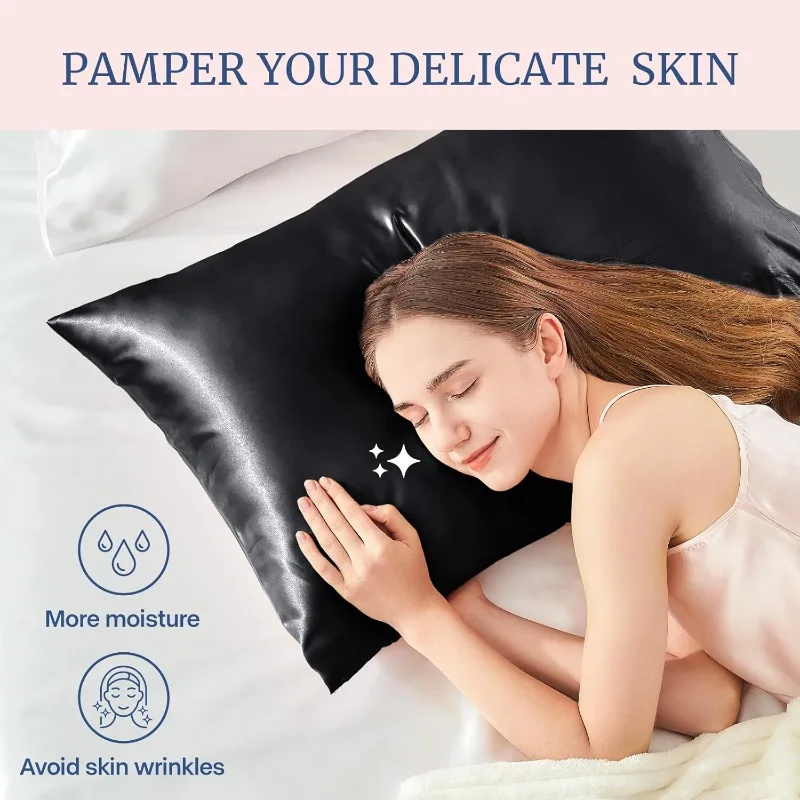 Satin Silk Pillowcase Hair Skin - Multi-size Satin Pillowcase for Hair and