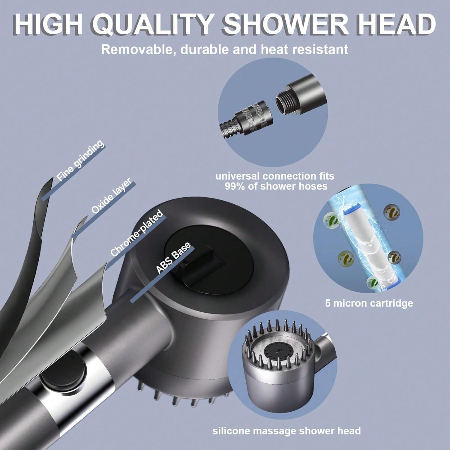 High-Pressure Handheld Shower  - High Pressure Shower Head Handheld ulasan dan harga
