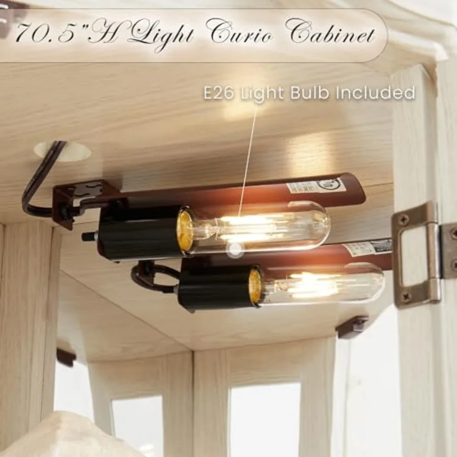 Corner curio cabinet for bar a - Storage & Organization ulasan dan harga