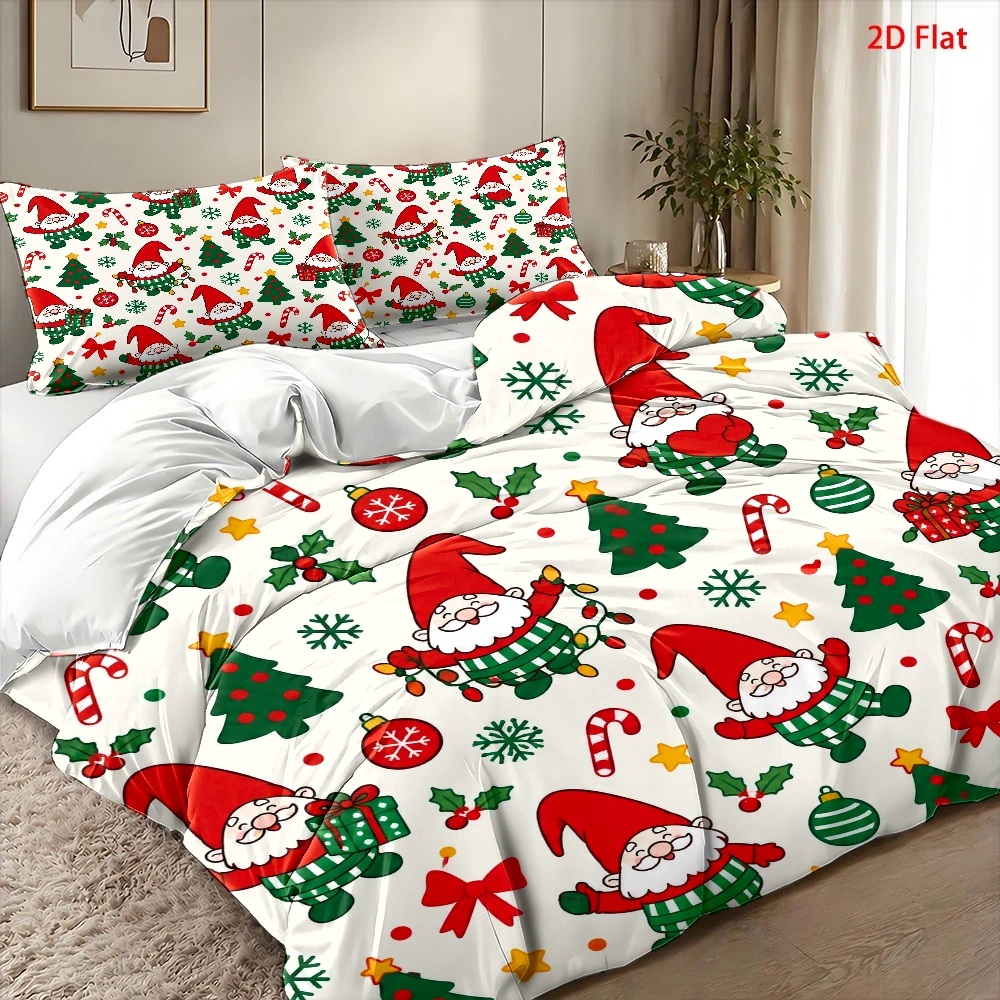 Christmas Gnome Christmas Tree - Duvet Cover Sets With Zipper ulasan dan harga