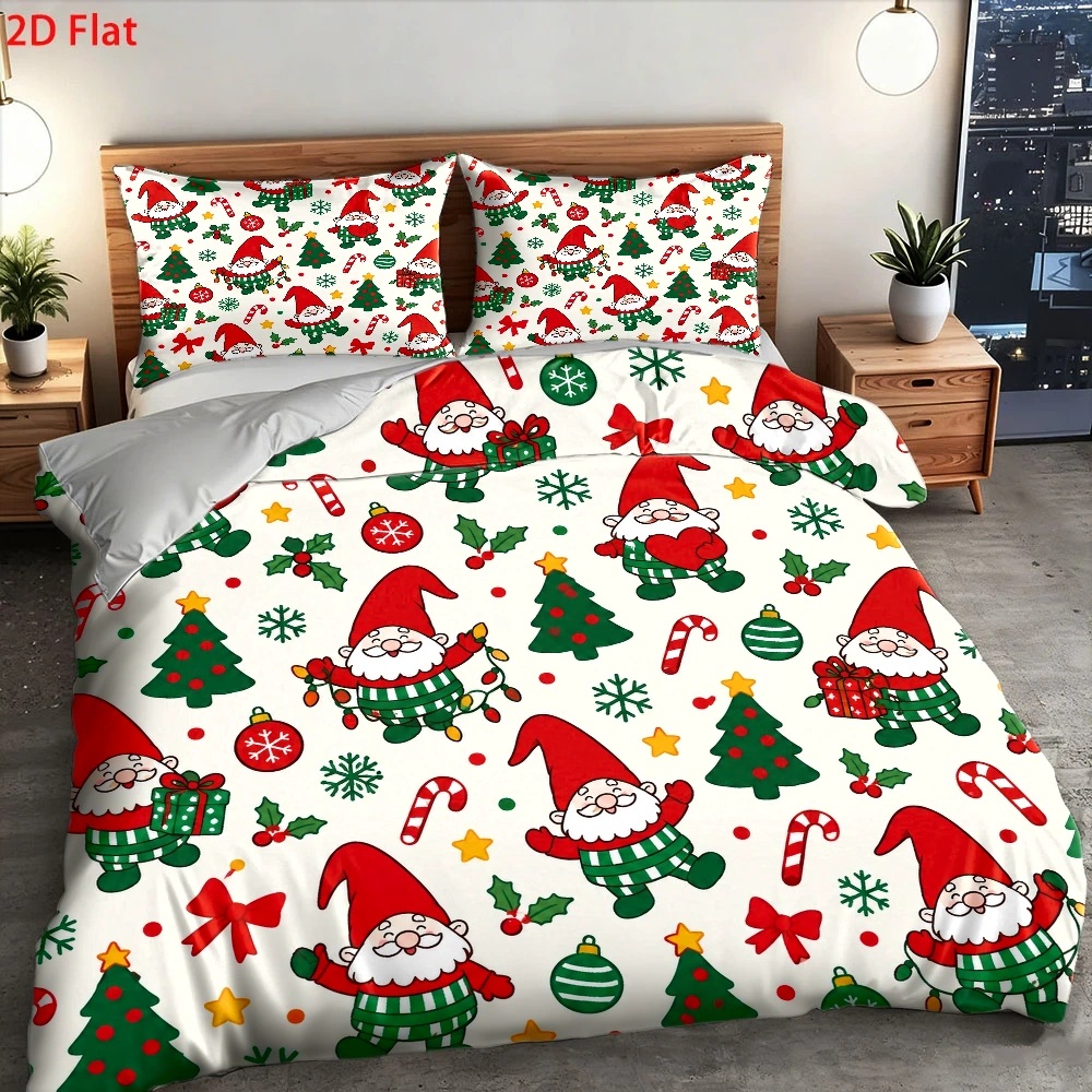 Christmas Gnome Christmas Tree - Duvet Cover Sets With Zipper ulasan dan harga