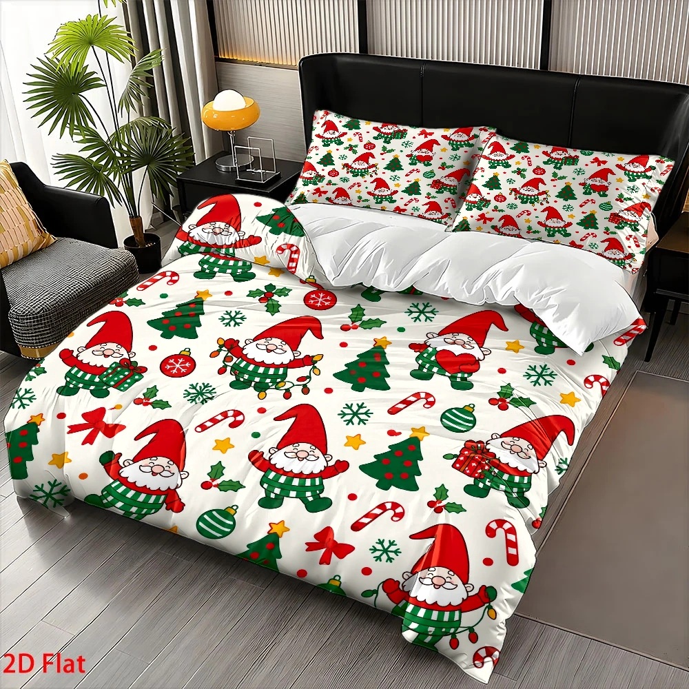 Christmas Gnome Christmas Tree - Duvet Cover Sets With Zipper ulasan dan harga
