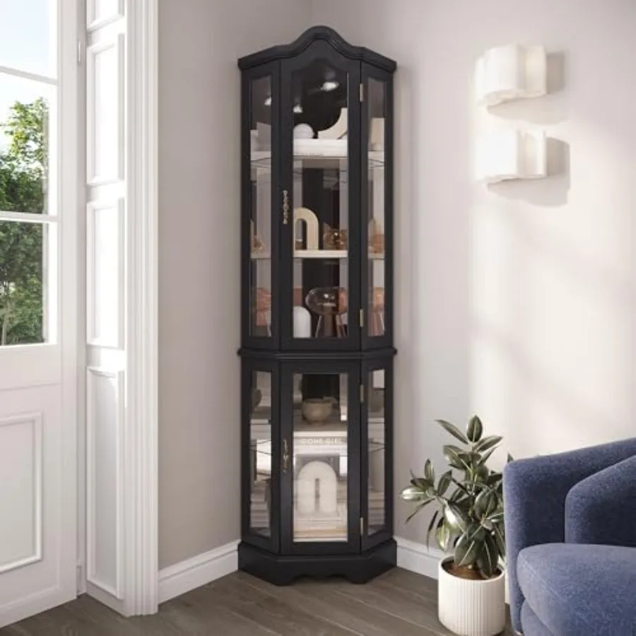 Lighted 3-side glass display c - Kitchen ulasan dan harga