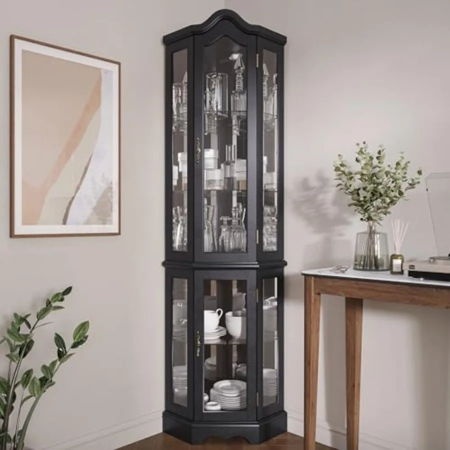 Lighted 3-side glass display c - Kitchen ulasan dan harga