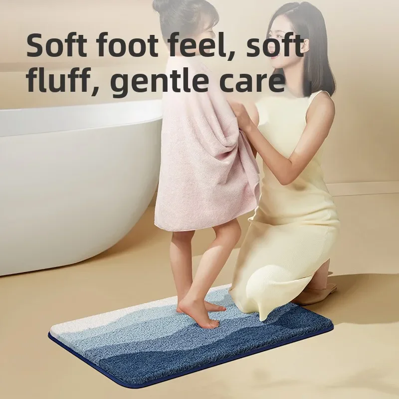 European Luxury Bath Mat, Ultr - Quick Dry Diatomite Bath Mat ulasan dan harga